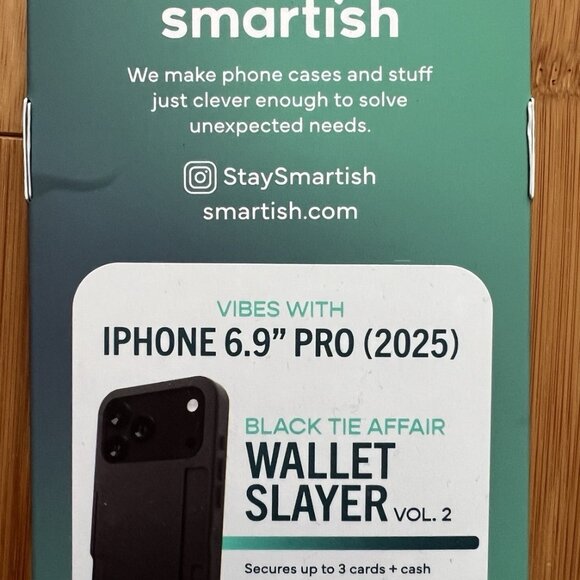 Smartish Wallet Slayer Vol. 2 Case for iPhone 17 Pro Max NEW - Picture 3 of 11